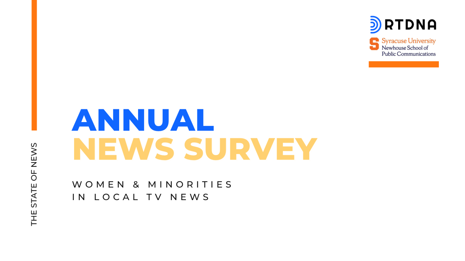 Women and Minorities in Local TV News, 2026