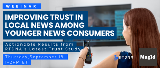 Improving trust in local news among younger news consumers