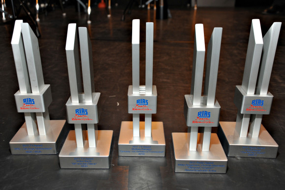 RIAS award trophies
