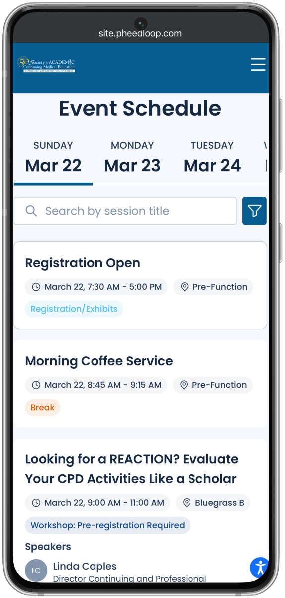 View Detailed Schedule