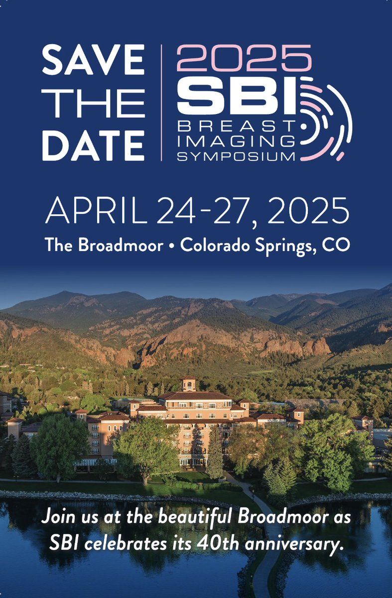 Society of Breast Imaging SBI Save the date poster