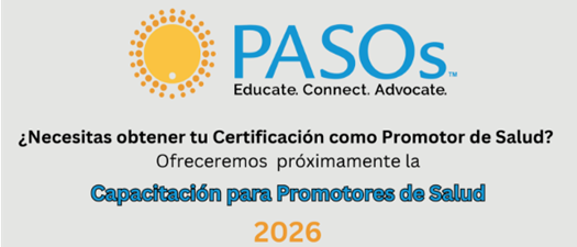 Entrenamiento de Competencias Básicas de PASOs para Promotores de Salud Comunitaria