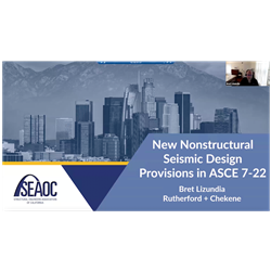 ASCE 7-22 New Nonstructural Design Recording
