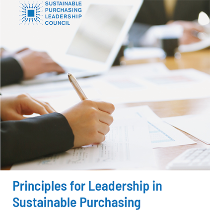 cover image of Principles for Leadership in Sustainable Purchasing