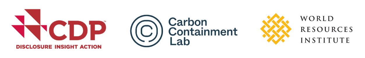 CDP, Carbon Containment Lab, World Resources Institute