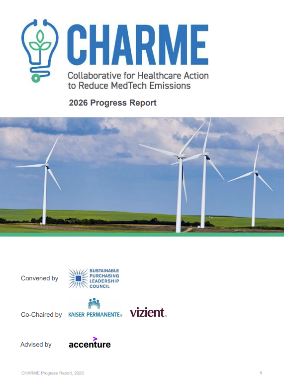 CHARME 2026 Progress Report Cover