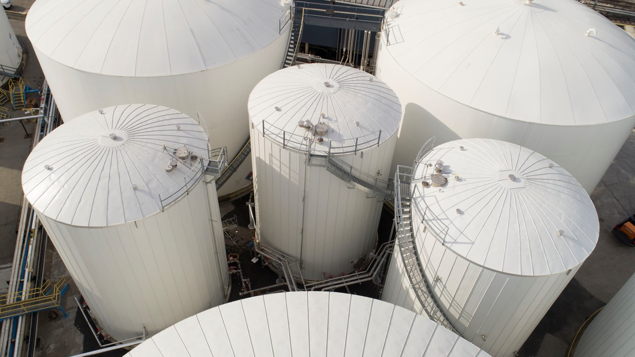 Olive Oil Storage Tanks, Port of Baltimore