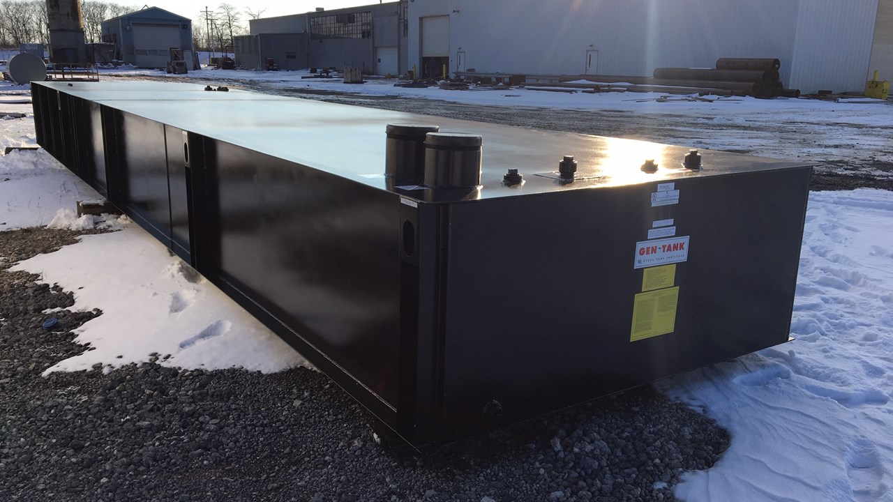 6300 Gallon Double Wall Generator Base tank