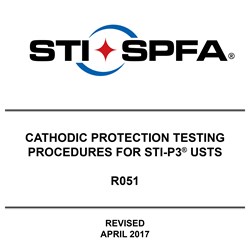 Cathodic Protection Testing Procedures for sti-P3® USTs (R051)
