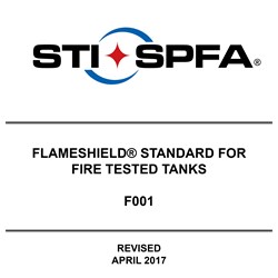 FLAMESHIELD® Standard for Fire Tested Tanks (F001)