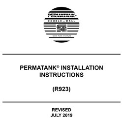 PERMATANK® Installation Instructions (R923)