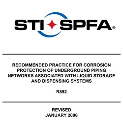 RP for Cathodic Protection of Underground Piping for Liquid Storage and Dispensing Systems (R892)