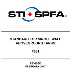 Standard for Single Wall Aboveground Tanks (F081)