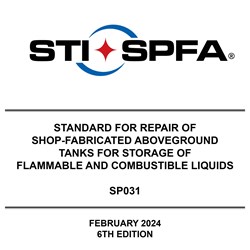 SP031 Standard for Repair of Shop-fabricated Aboveground Tanks - 6th Edition
