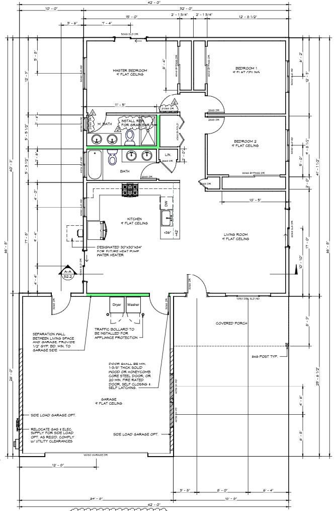 The Willow &ndash; Garage Left floor plan