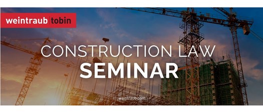Construction Law Seminar 