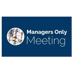 Manager Only Meeting Webinars August 2026 - AI