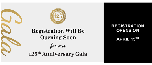 WWCCA 125th Anniversary Gala: Sponsorship Registrations